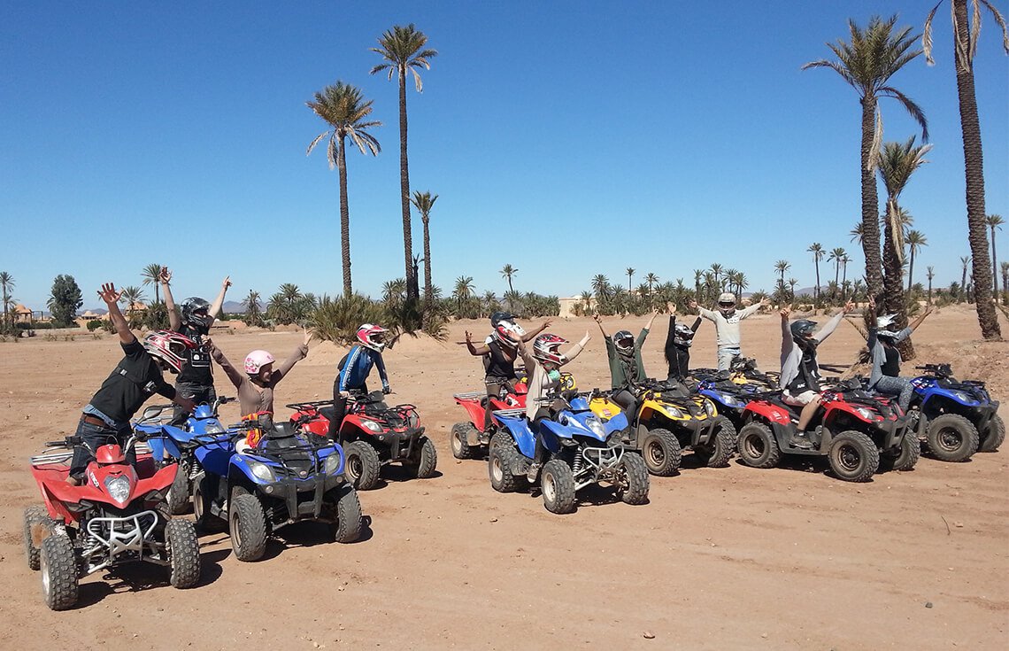 Miragia experiences Excursions Tours Marrakech Palmeraie Marrakech Quad